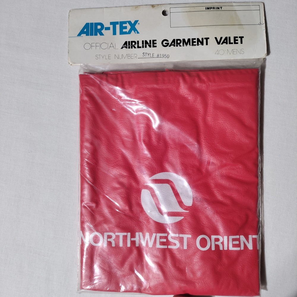 AIR-TEX Official Airline Garment Valet Northwest Orient  Mens 40